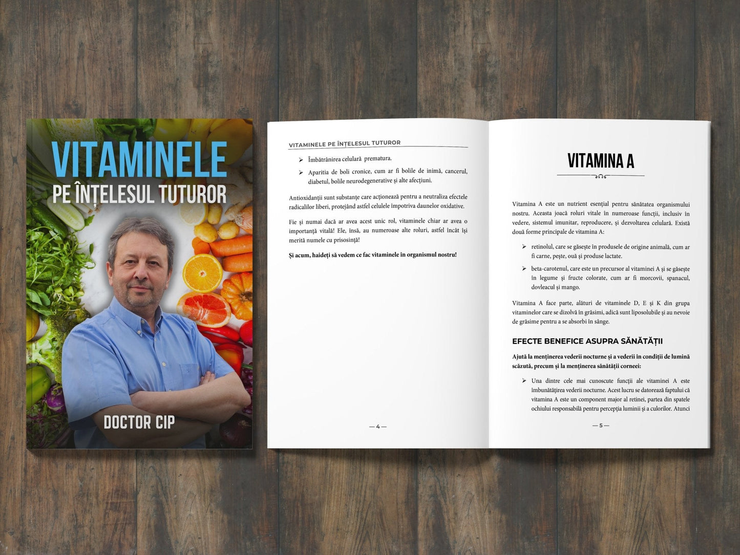 Format electronic (pdf) Vitaminele pe intelesul tuturor - Doctor Cip - Corpul tău îți va mulțumi!