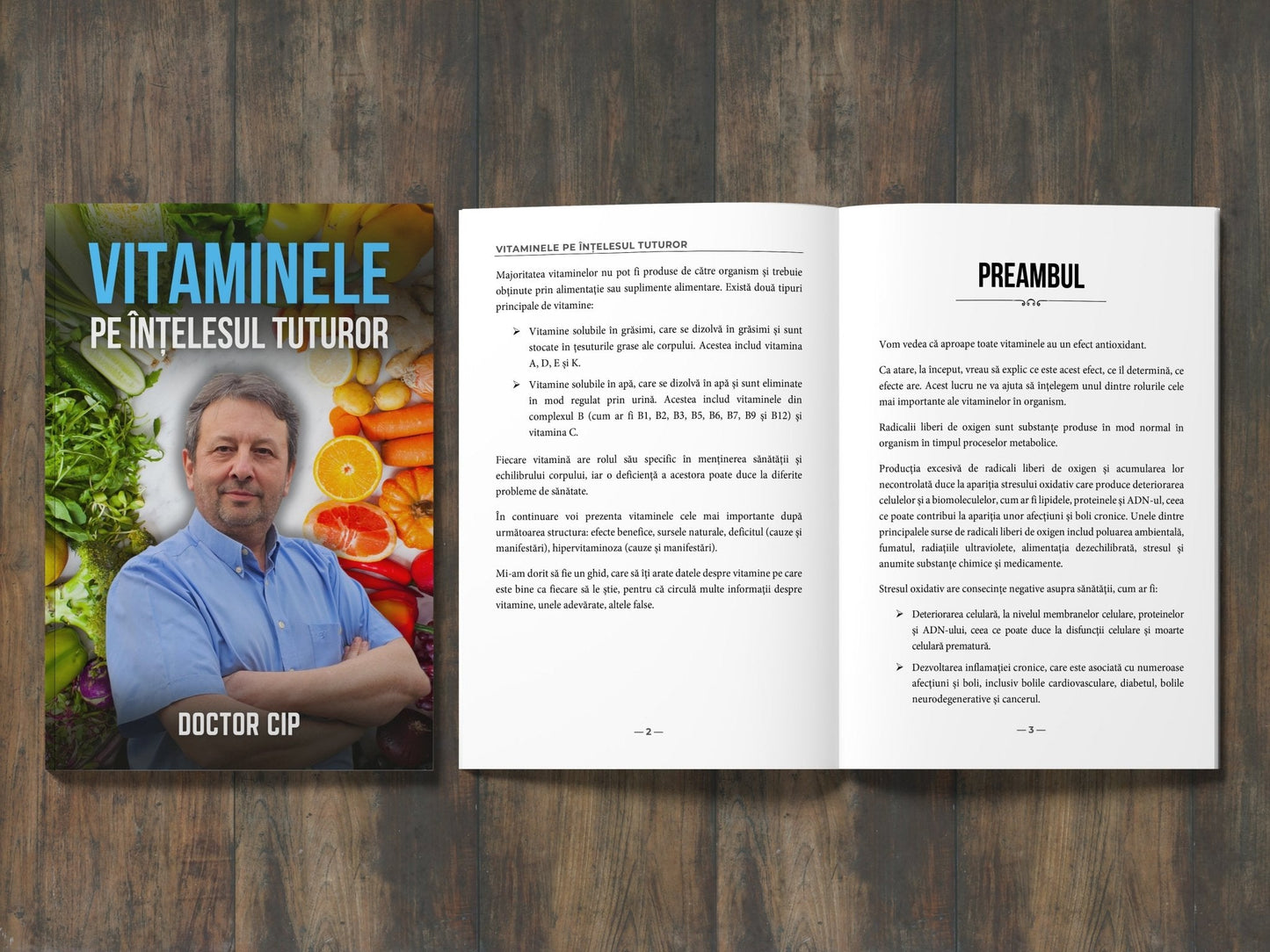 Format electronic (pdf) Vitaminele pe intelesul tuturor - Doctor Cip - Corpul tău îți va mulțumi!