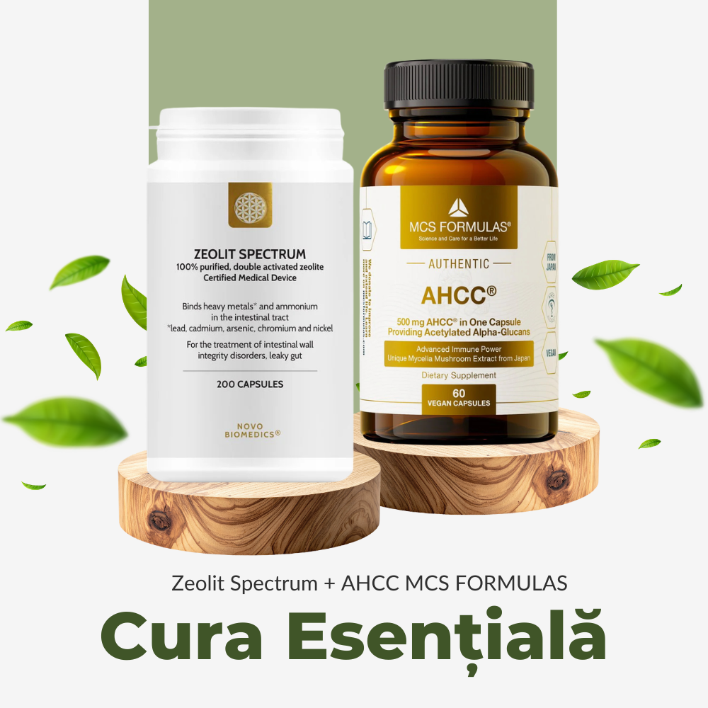 Cura Esențială — Zeolit Spectrum + AHCC MCS FORMULAS