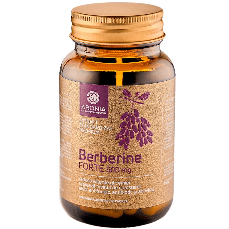 Berberine Forte la 500mg - Doctor Cip - Corpul tău îți va mulțumi!