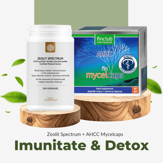 Immunité & Détox — Zeolit Spectrum + AHCC Mycelcaps - Doctor Cip - Votre corps vous en sera reconnaissant !