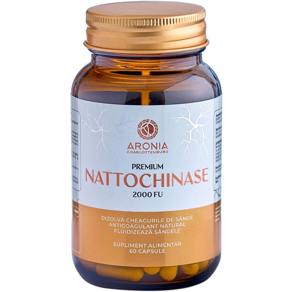 Premium Nattochinase 2000 FU — 60 capsule - Doctor Cip - Corpul tău îți va mulțumi!