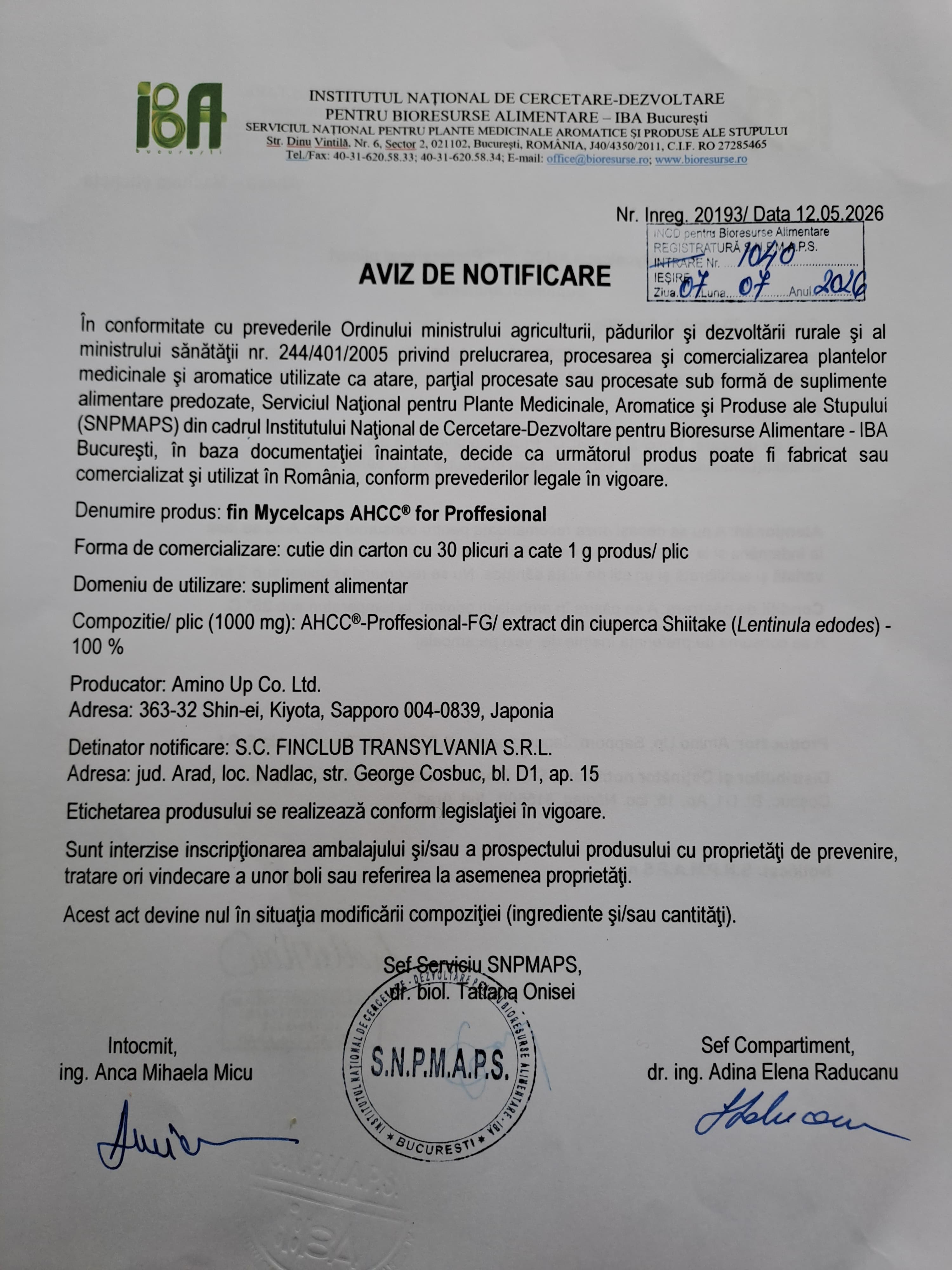 AHCC Mycelcaps (30 plicuri a 1 g) - Doctor Cip - Corpul tău îți va
