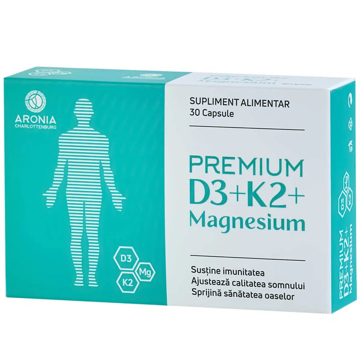 Vitamina D3 + K2 + Magneziu 30 Capsule - Doctor Cip - Corpul tău îți va mulțumi!