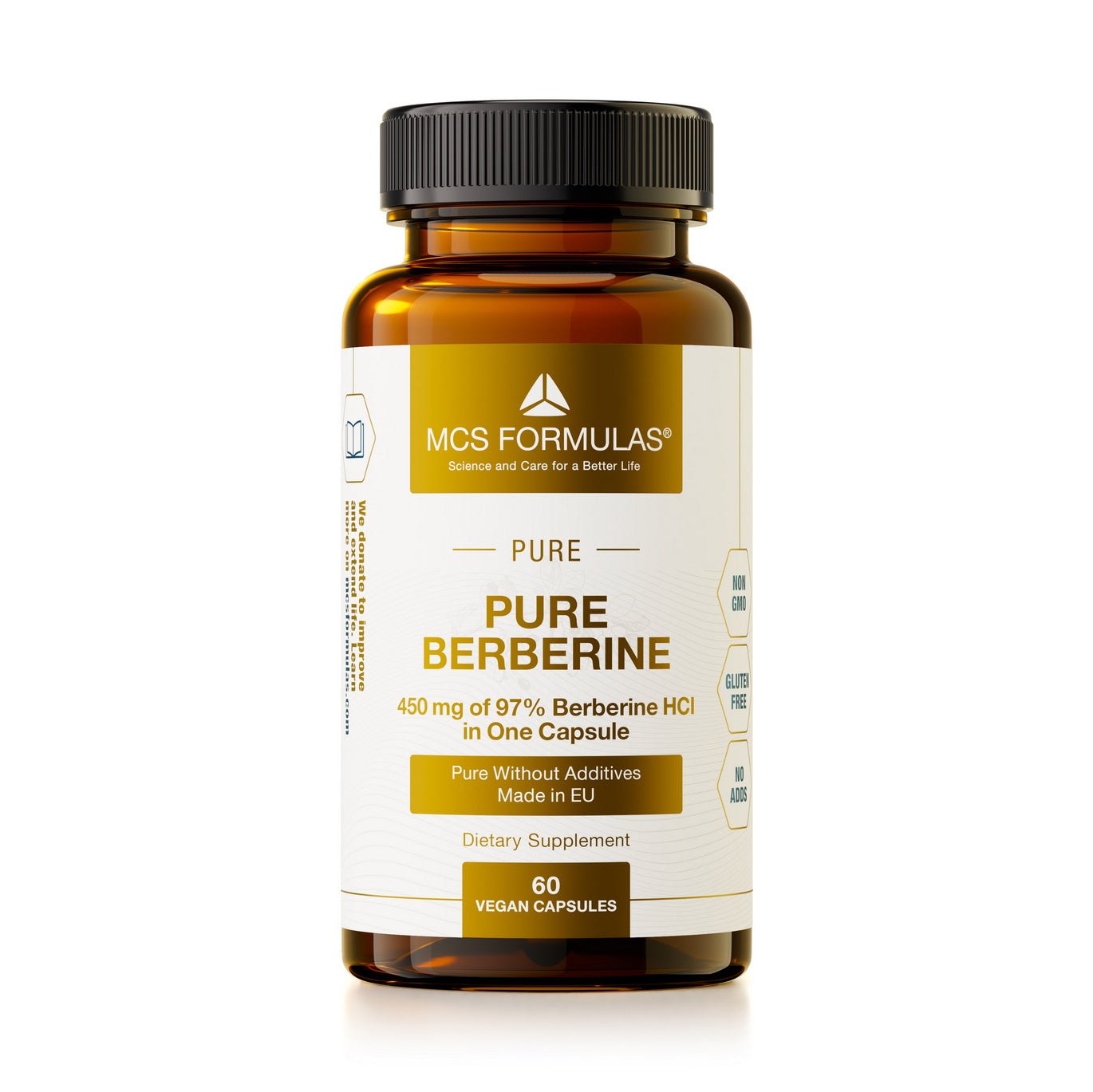 Pure Berberine MCS 450 mg - Doctor Cip - Your body will thank you!