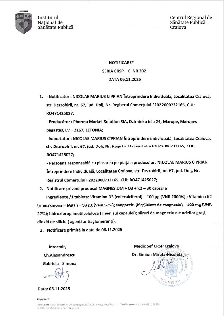 Vitamine D3+K2+Magnésium Sélection du Docteur Cip - Docteur Cip - Votre corps vous en remerciera !